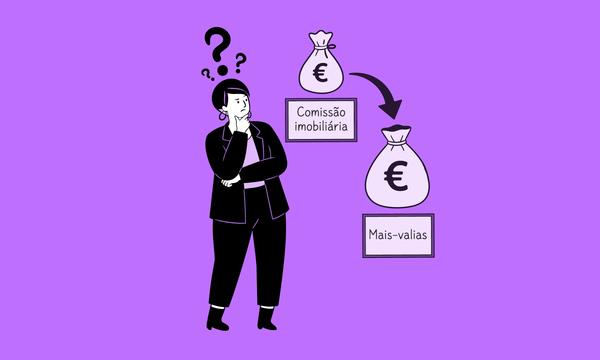 Comissão da imobiliária pode ser recuperada nas mais-valias?