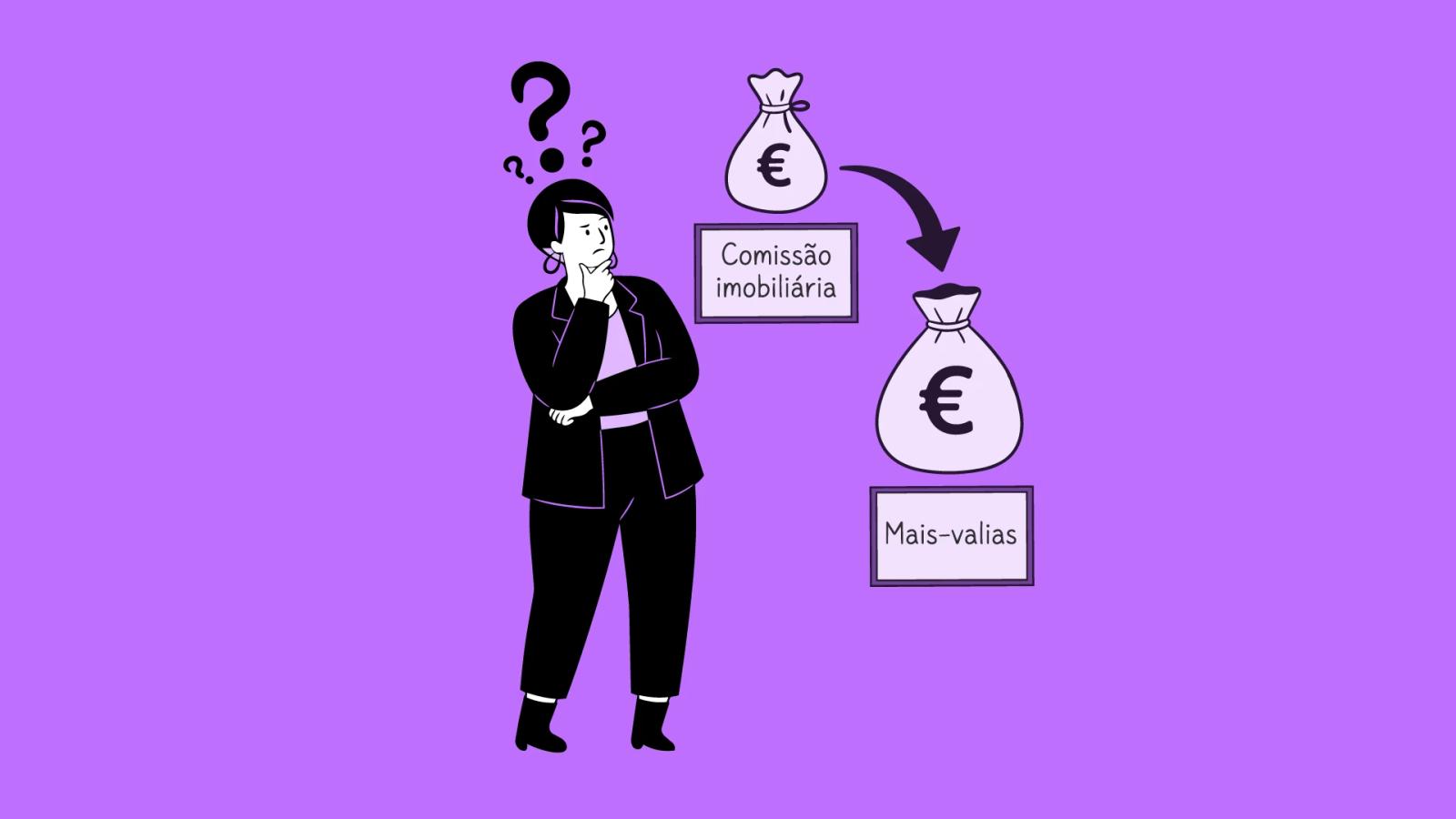 Comissão da imobiliária pode ser recuperada nas mais-valias?