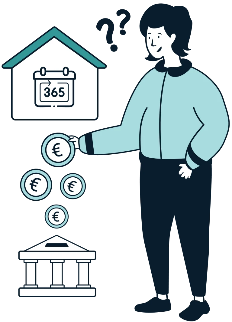 Ilustração de simulação de IMI online