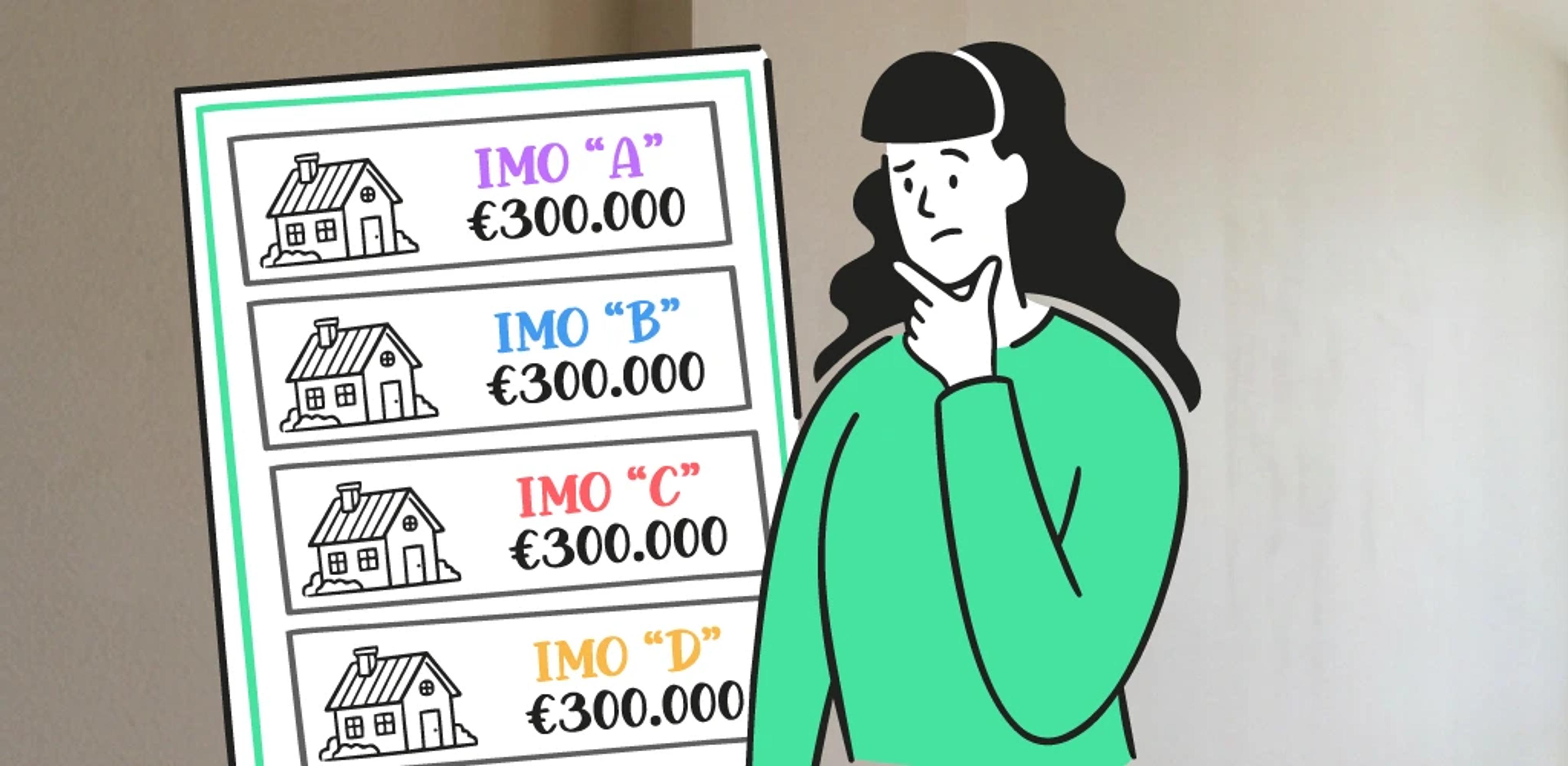 Escolher entre usar uma ou várias imobiliárias