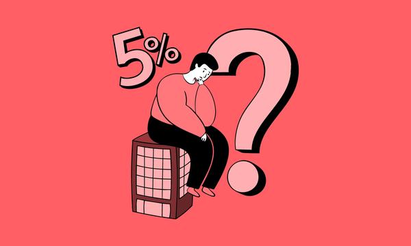 Por que razão as imobiliárias cobram 5% de comissão?