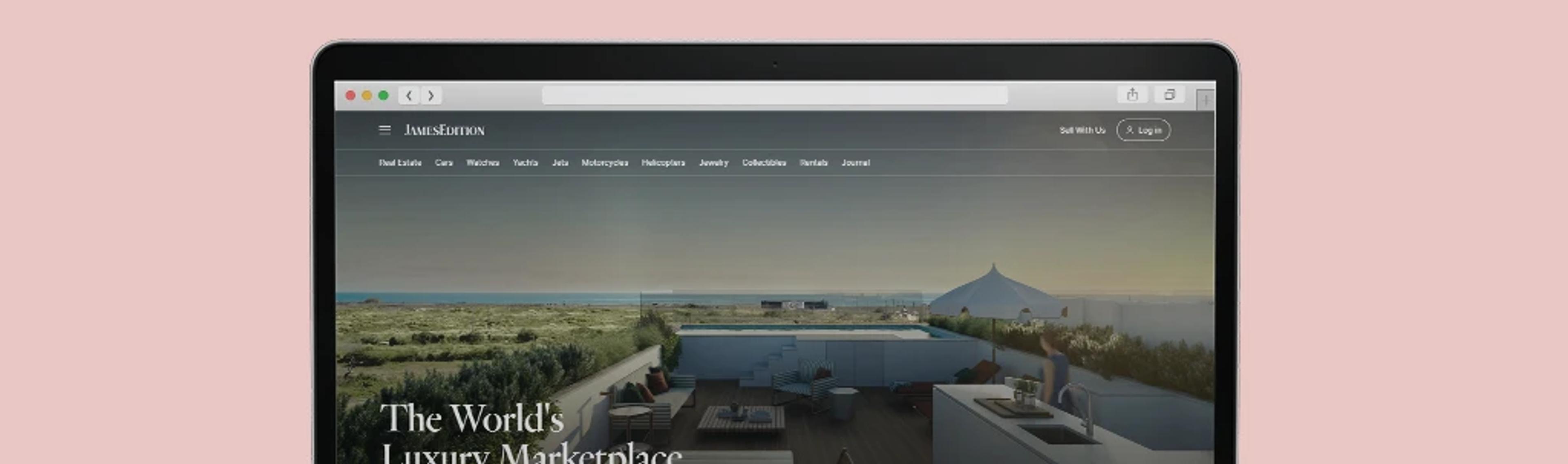 Site internacional JamesEdition