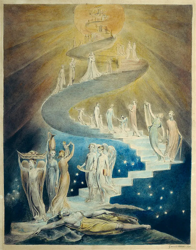 "Jacob's Ladder" by William Blake (Wikimedia Commons)