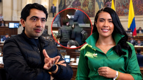 La representante Luz Verónica Estrada y el congresista Daniel Briceño protagonizaron un tenso intercambio durante una sesión de la Cámara de Representantes.