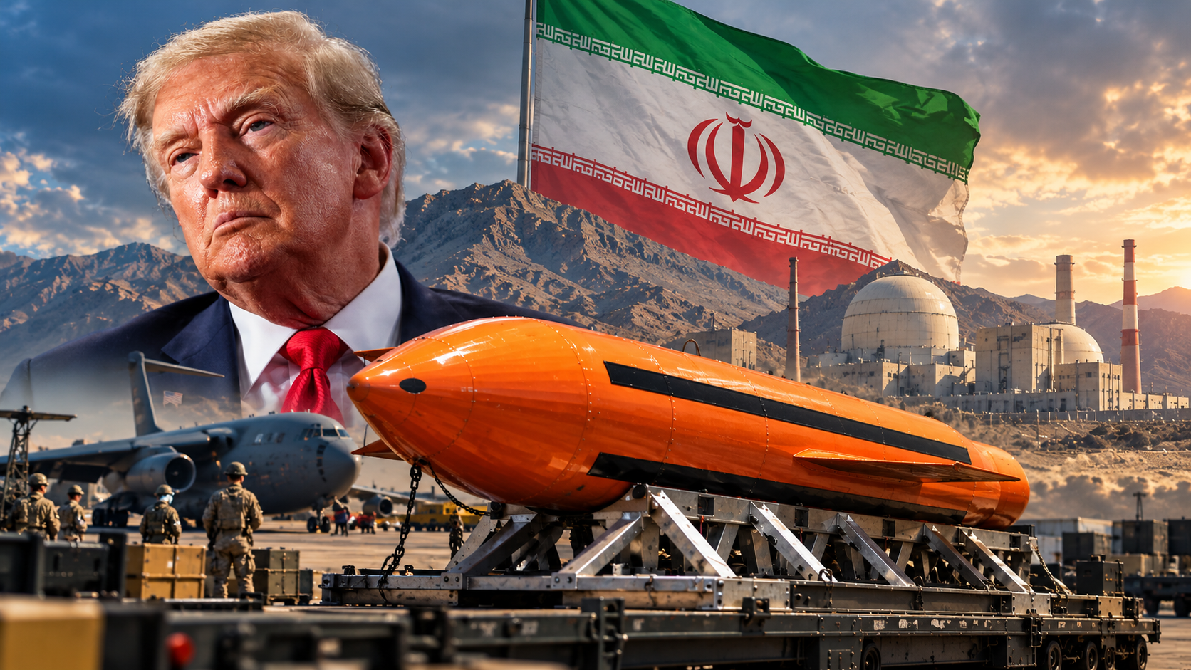 EE. UU. contempla lanzar la “madre de todas las bombas” contra Irán