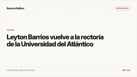 Portada editorial de Regionales para la nota “Leyton Barrios vuelve a la rectoría de la Universidad del Atlántico”.