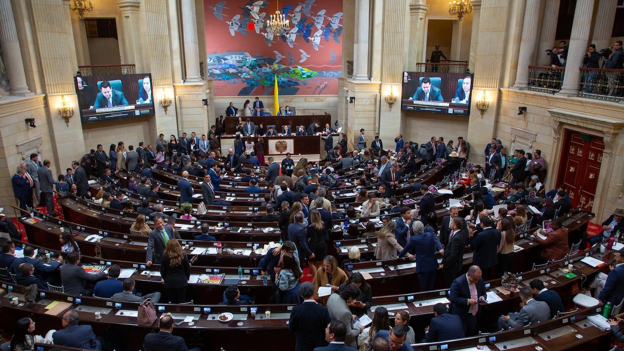 Vista general de una sesión plenaria en el Capitolio Nacional.