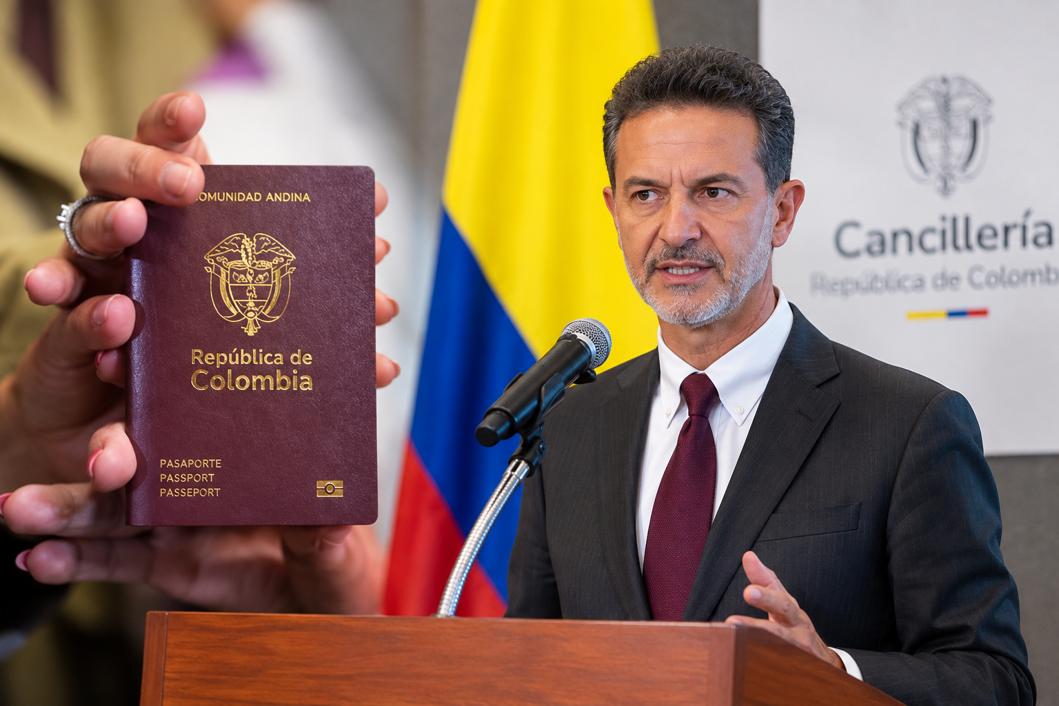 La Cancillería declaró la urgencia manifiesta para garantizar la producción y entrega de pasaportes en Colombia tras una decisión judicial que generó incertidumbre sobre la continuidad del servicio.