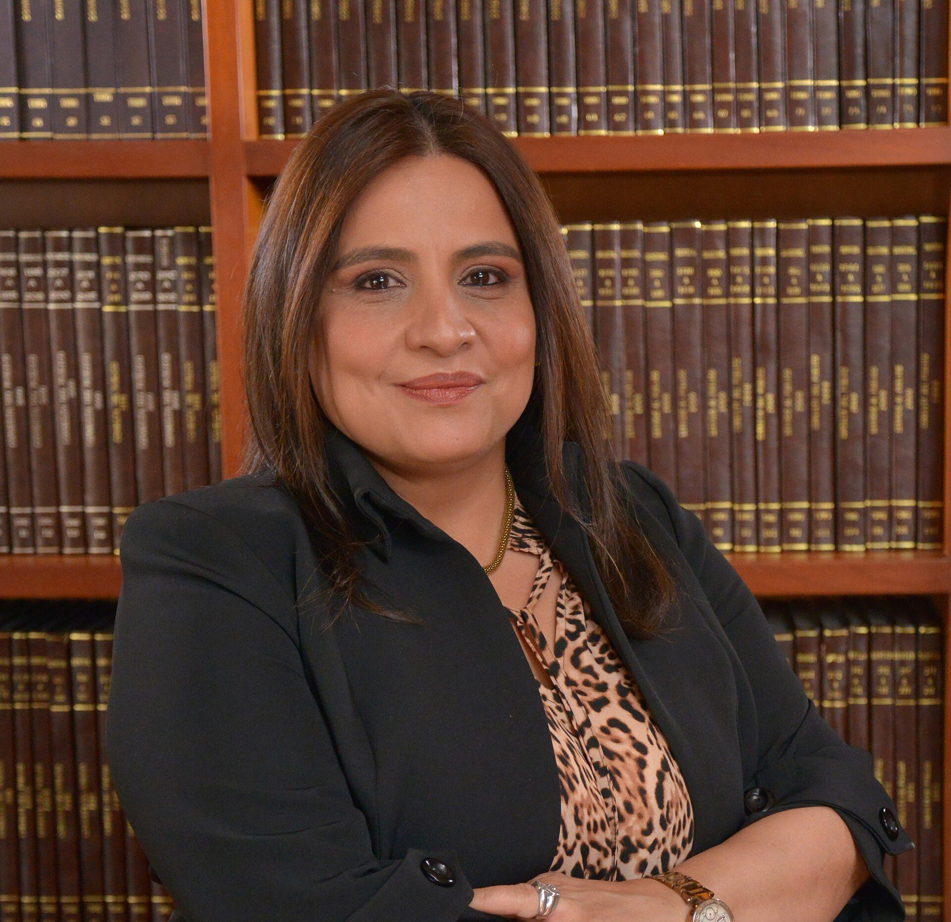 Retrato de Paola Andrea Meneses, presidenta de la Corte Constitucional.