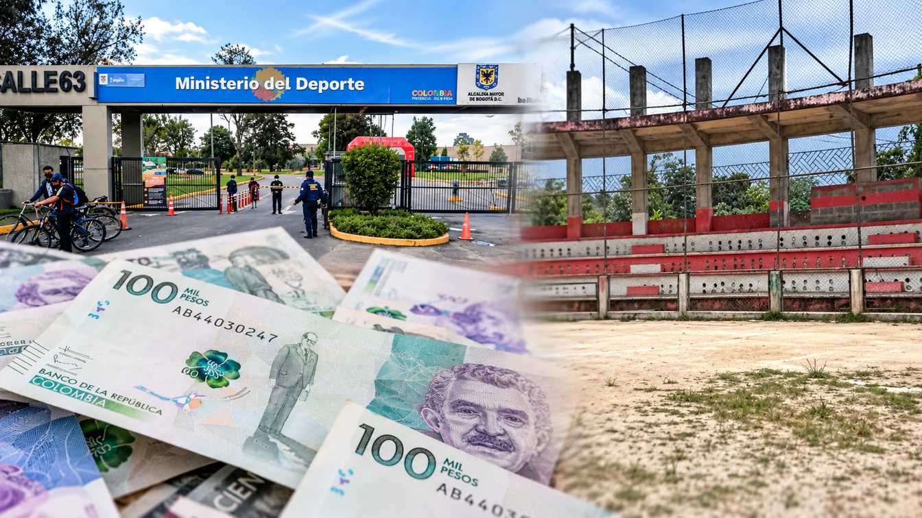 MinDeporte giró $70.550 millones para escenarios deportivos, pero las obras no se ven 