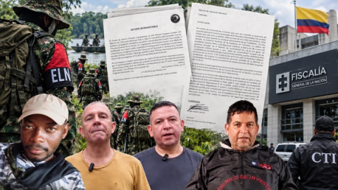 Documentos conocidos por EL TIEMPO revelan una propuesta del ELN para intercambiar a dos funcionarios del CTI secuestrados por cuatro integrantes de esa organización presos.