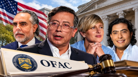 OFAC retira a 70 colombianos de su lista, pero deja a Petro, Alcocer, Nicolás Petro y Benedetti