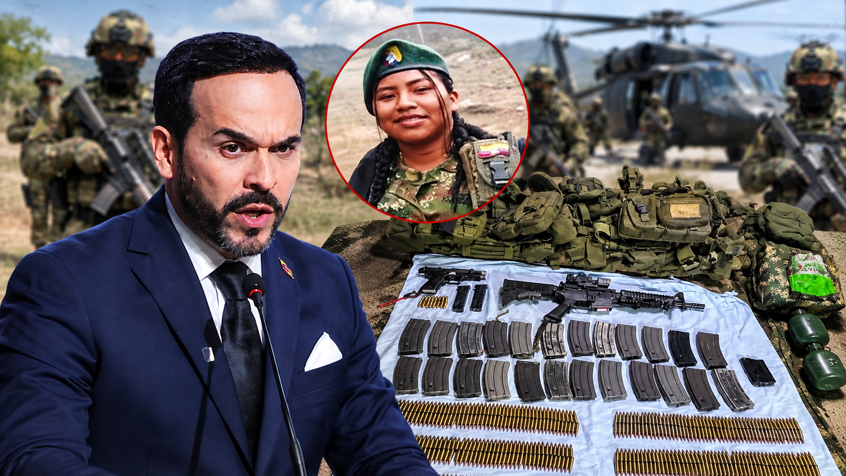 Karen Yiceth Chocue Velasco, alias Tatiana o Quiricú, se sometió a la justicia en Rosas, Cauca, según informó el presidente Abelardo De La Espriella.