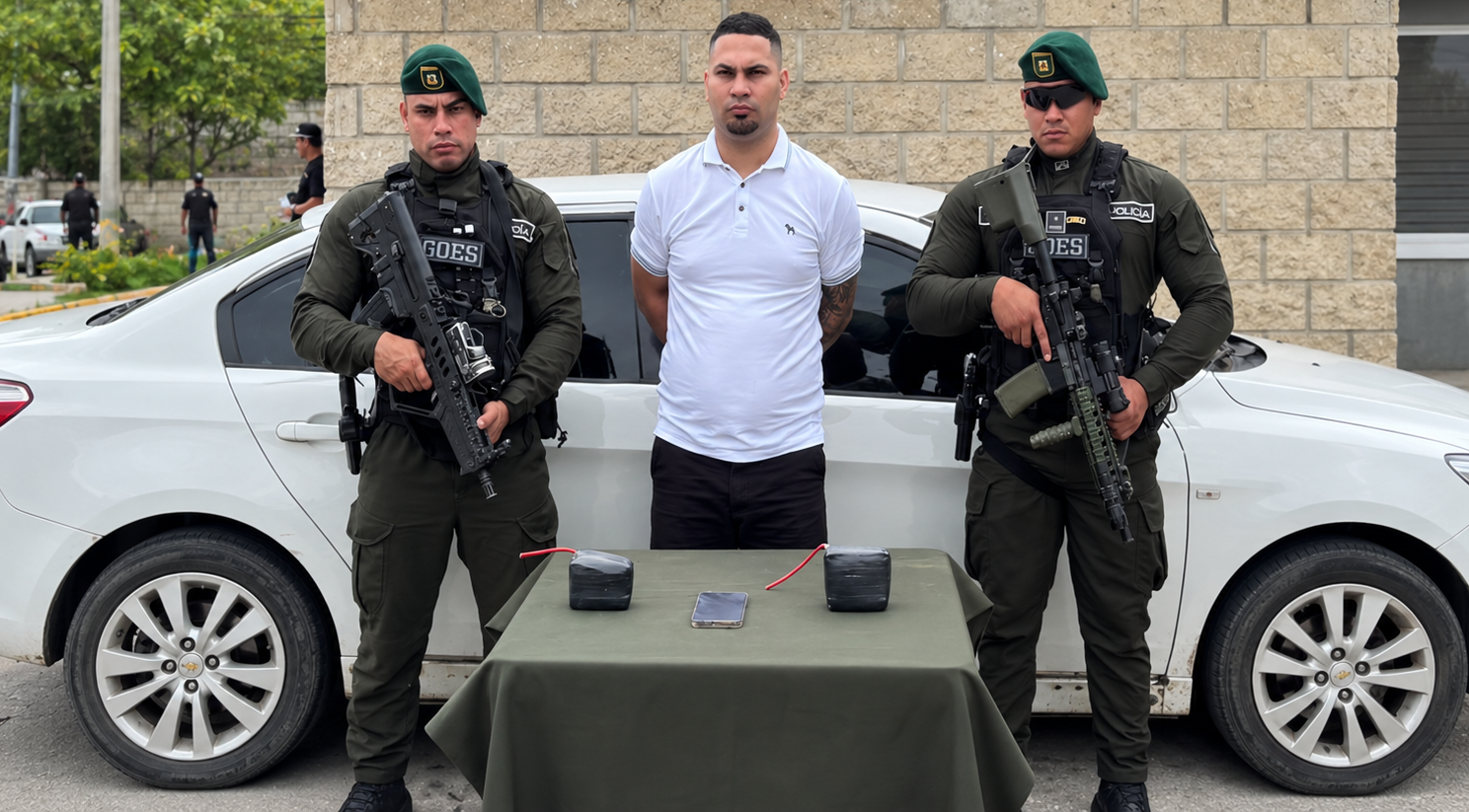 Alias 'Kleiver', el hombre de confianza del 'Negro Ober', que quiso sembrar temor con símbolos del ELN en Barranquilla