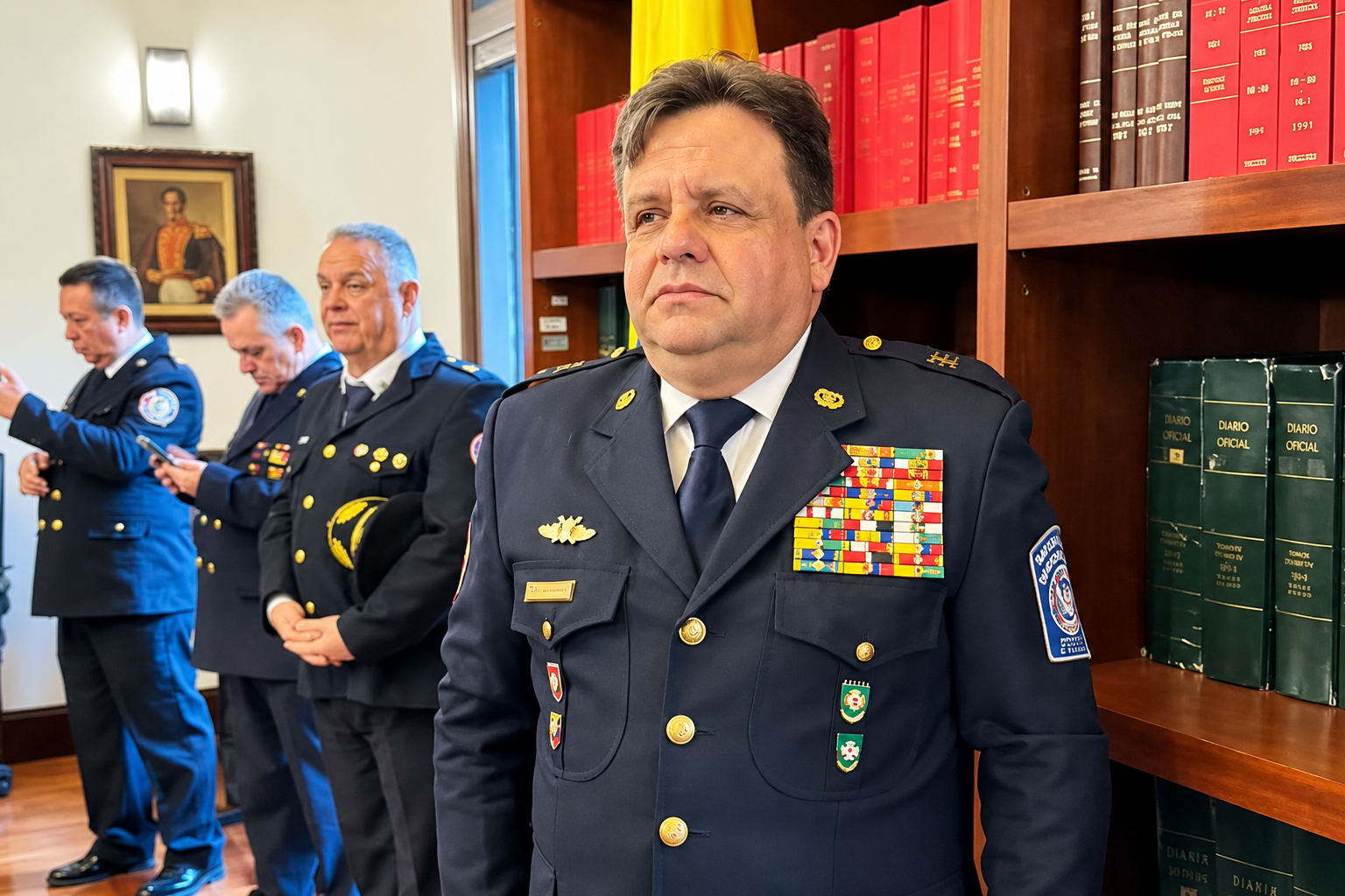 El presidente Abelardo de la Espriella anunció la salida de Germán Andrés Miranda Montenegro de la Dirección Nacional de Bomberos.