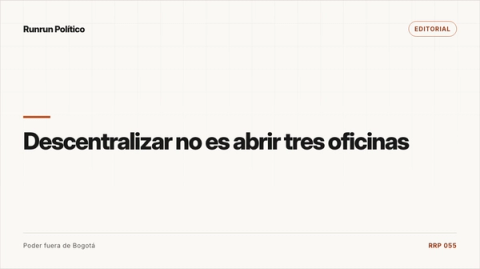 Portada editorial de Editorial para la nota “Descentralizar no es abrir tres oficinas”.