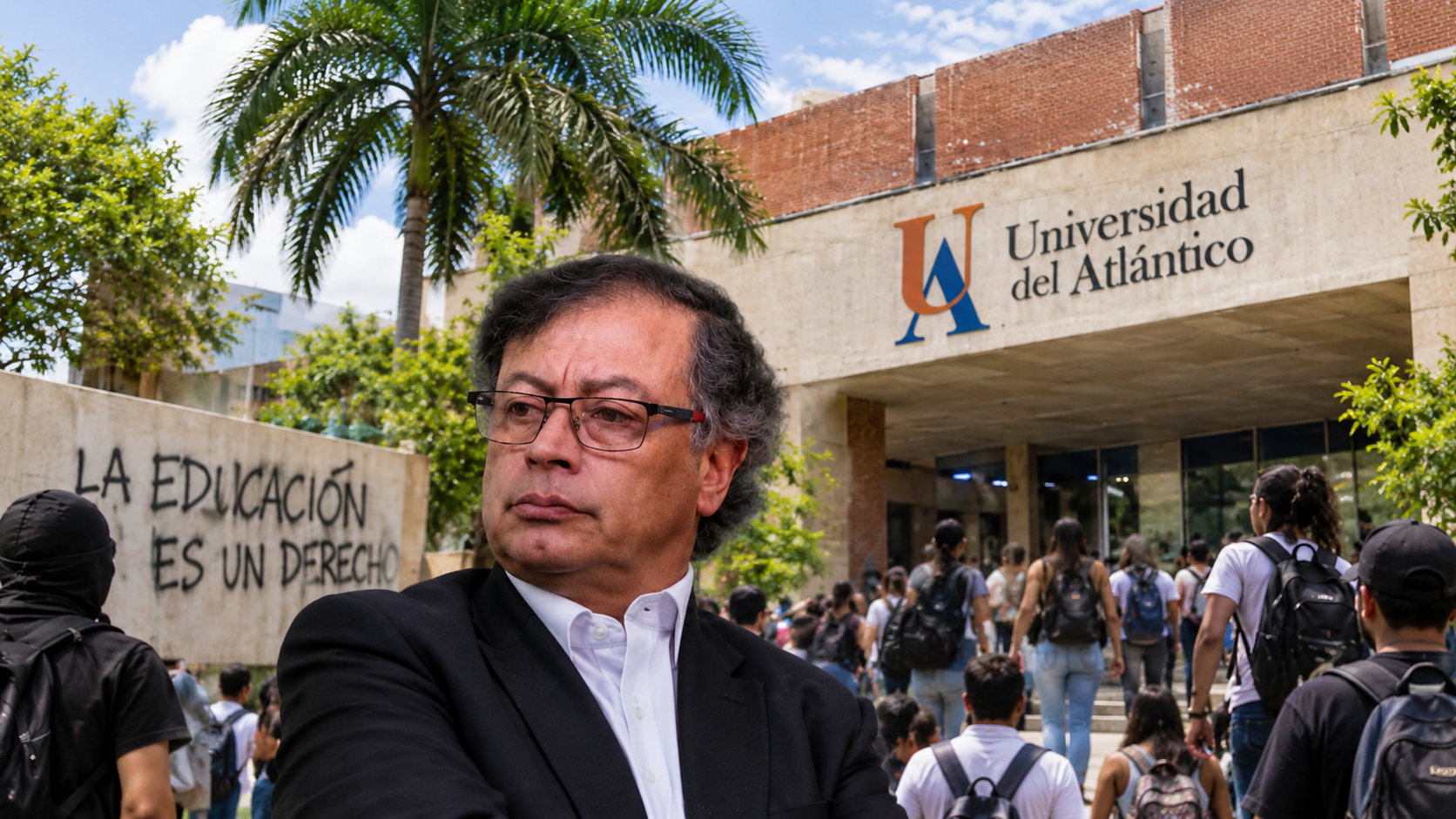 Universidad del Atlántico suspende actividades presenciales el 29 de septiembre por riesgos de seguridad ante convocatorias estudiantiles y un evento anunciado con Gustavo Petro.