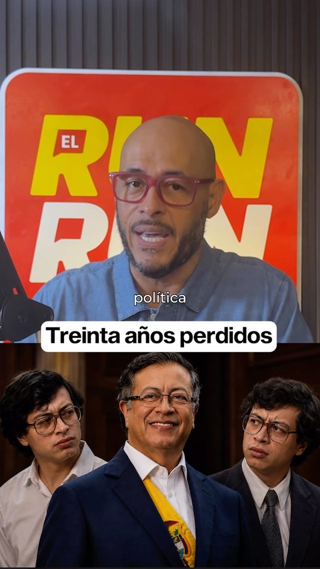 Portada vertical del reel 30 años perdidos de Runrun Político.