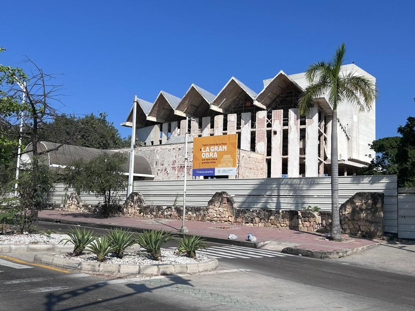 Teatro Amira de la Rosa abriría sus puertas en 2029 tras reconstrucción por daños estructurales