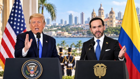 Visita de Donald Trump a Colombia. 