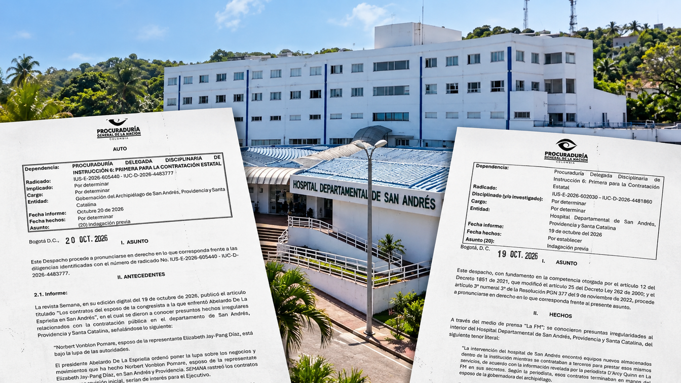 Procuraduría abre dos indagaciones por presuntas irregularidades en contratos de San Andrés