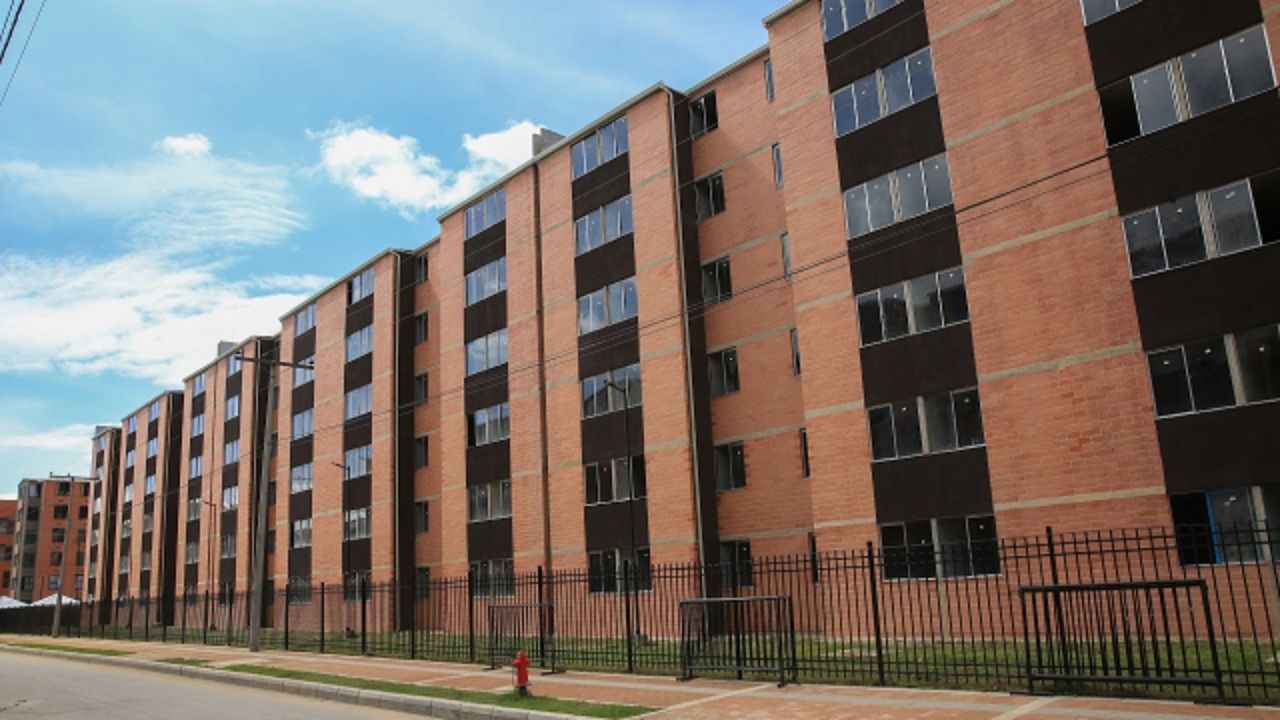 Edificios de vivienda de interés social en Colombia.