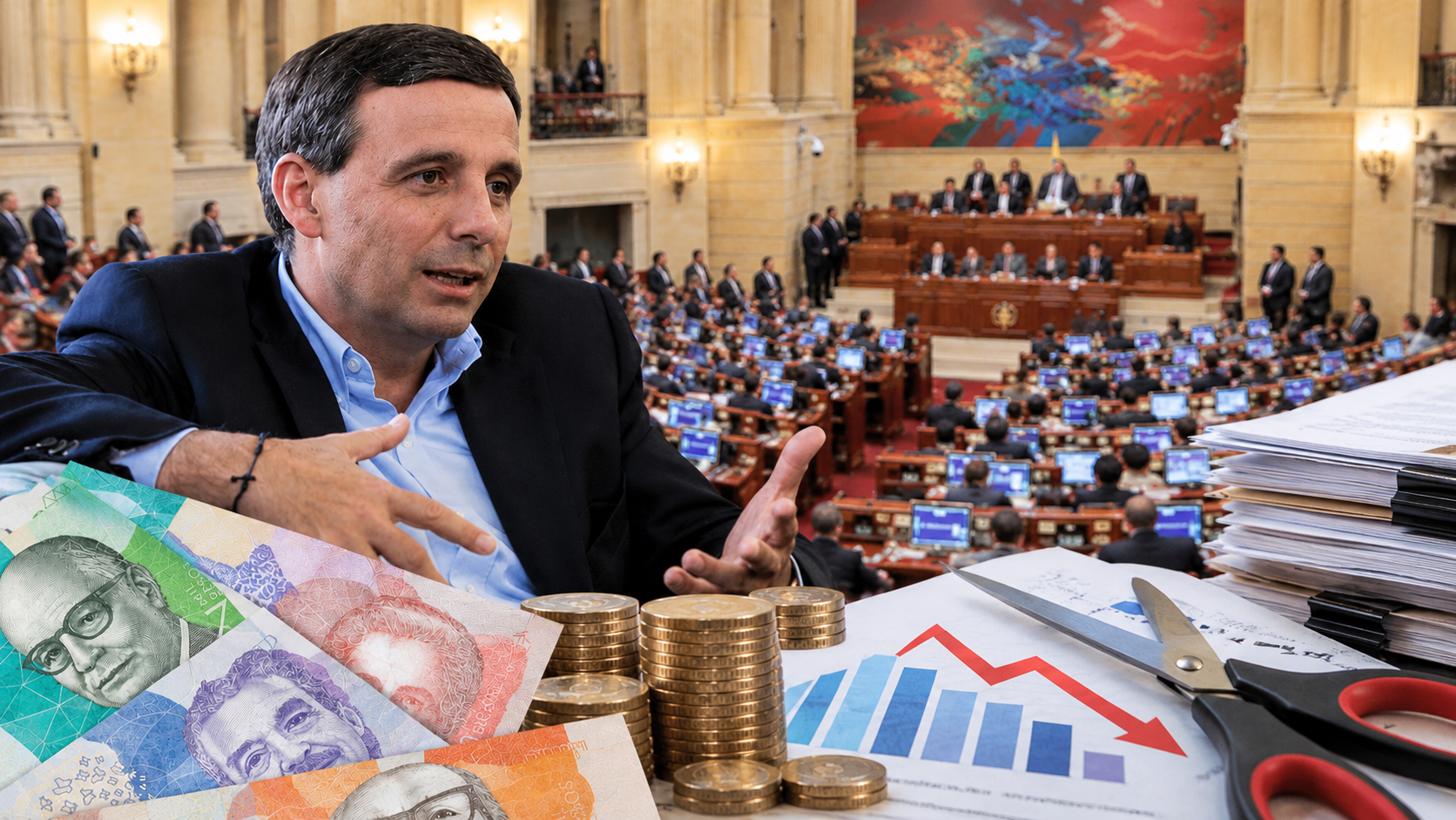 De la Espriella le metería tijeretazo a 20 sectores para reducir el déficit en $42 billones