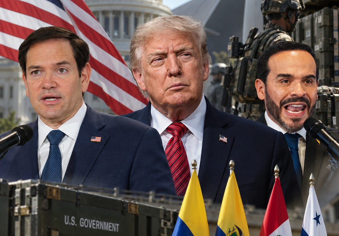 Estados Unidos reasignará US$52 millones en asistencia militar a Colombia, Ecuador, Perú y Panamá, como parte de un nuevo enfoque de seguridad hacia el hemisferio occidental.