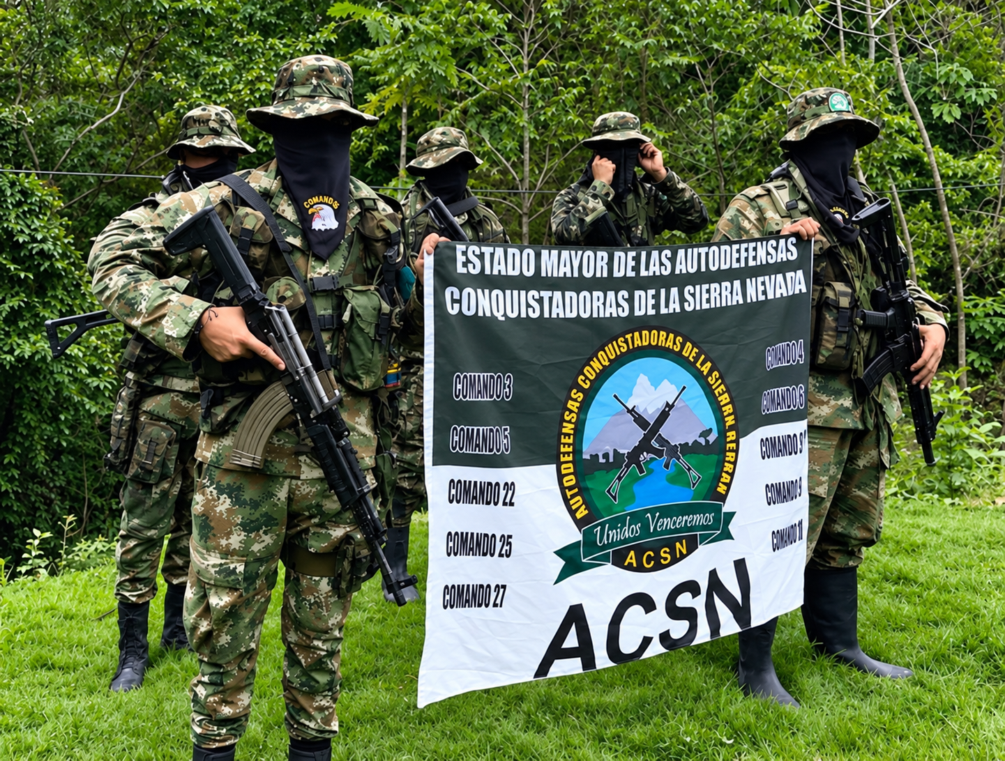 El presidente Abelardo De La Espriella ordenó trasladar a cárceles de máxima seguridad ubicadas en otras regiones del país a 76 personas detenidas por sus presuntos vínculos con las Autodefensas Conquistadoras de la Sierra Nevada (ACSN).