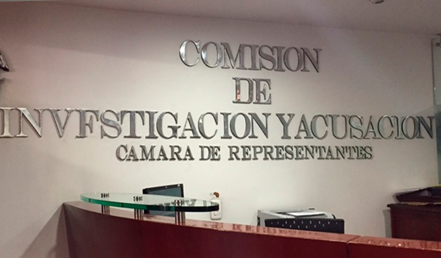 Recinto de la Comisión de Investigación y Acusación de la Cámara de Representantes.