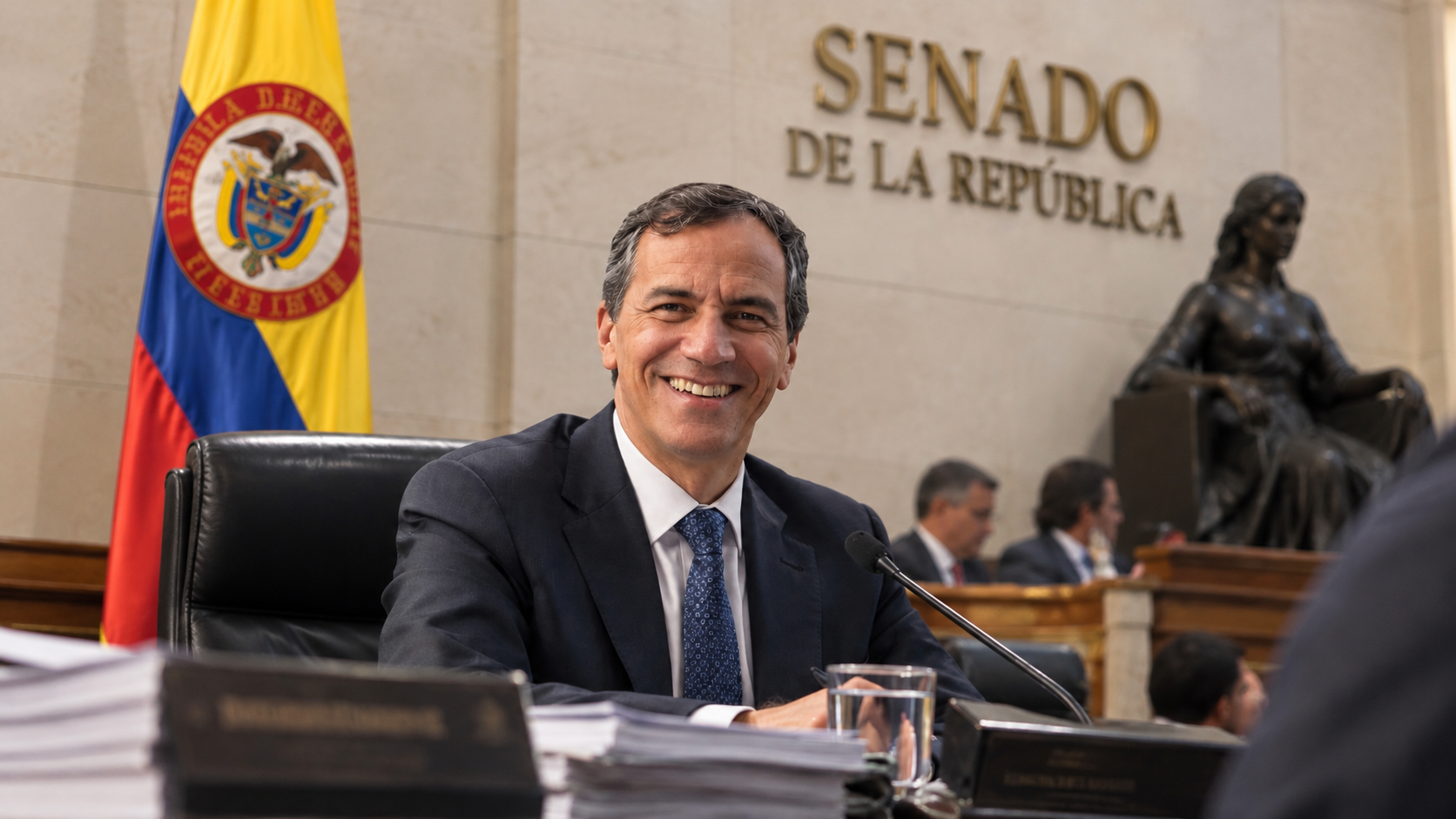 El senador Rafael Nieto Loaiza, del Centro Democrático, fue elegido presidente de la Comisión Legal de Derechos Humanos y Audiencias del Senado de la República durante la elección de su nueva mesa directiva.