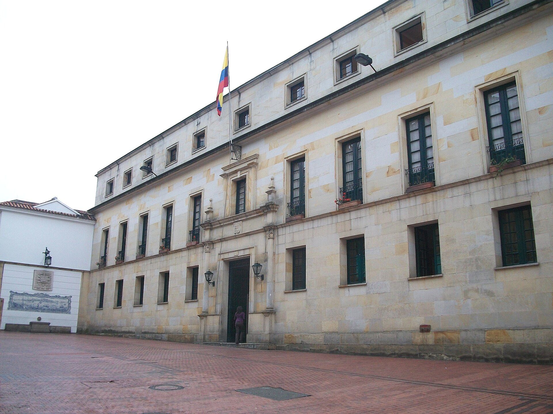 Fachada del Palacio de San Carlos, sede de la Cancillería en Bogotá