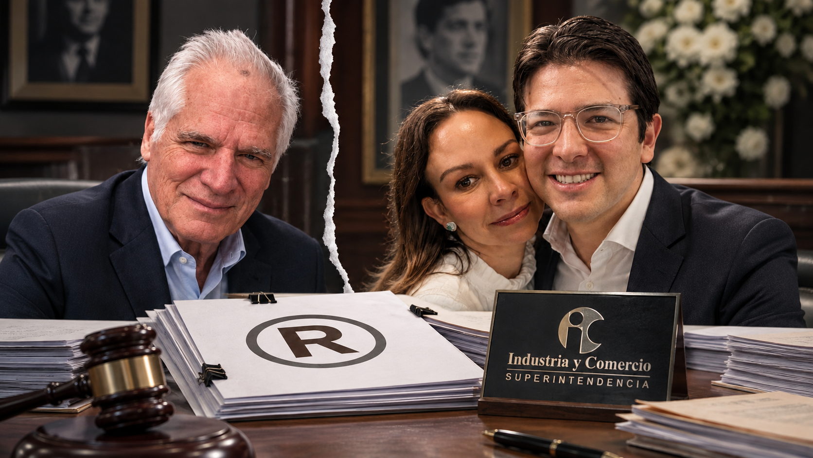 El nombre de Miguel Uribe Turbay quedó en el centro de una disputa jurídica entre su padre, Miguel Uribe Londoño, y su viuda, María Claudia Tarazona, quienes buscan registrar ante la Superintendencia de Industria y Comercio (SIC) el nombre del fallecido senador como marca.
