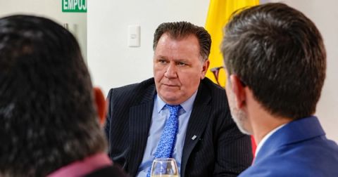 En el Ministerio de Agricultura. 