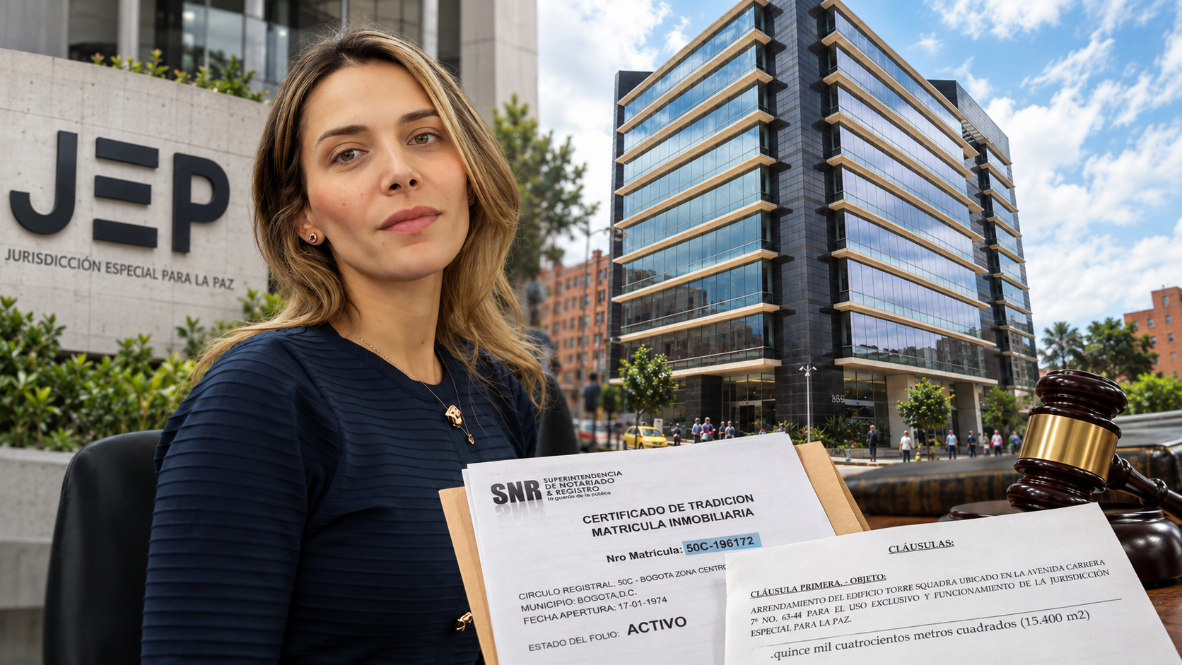 La senadora María Clara Posada cuestionó los $114.202 millones que la JEP ha pagado por el arriendo de su sede principal entre 2020 y 2026.