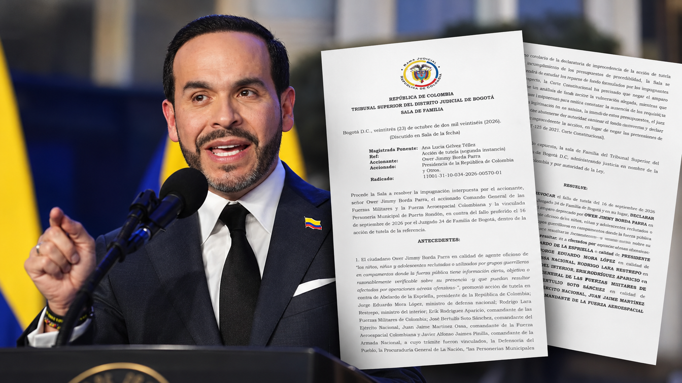 Se conoce el fallo que permite al presidente De La Espriella ordenar bombardeos
