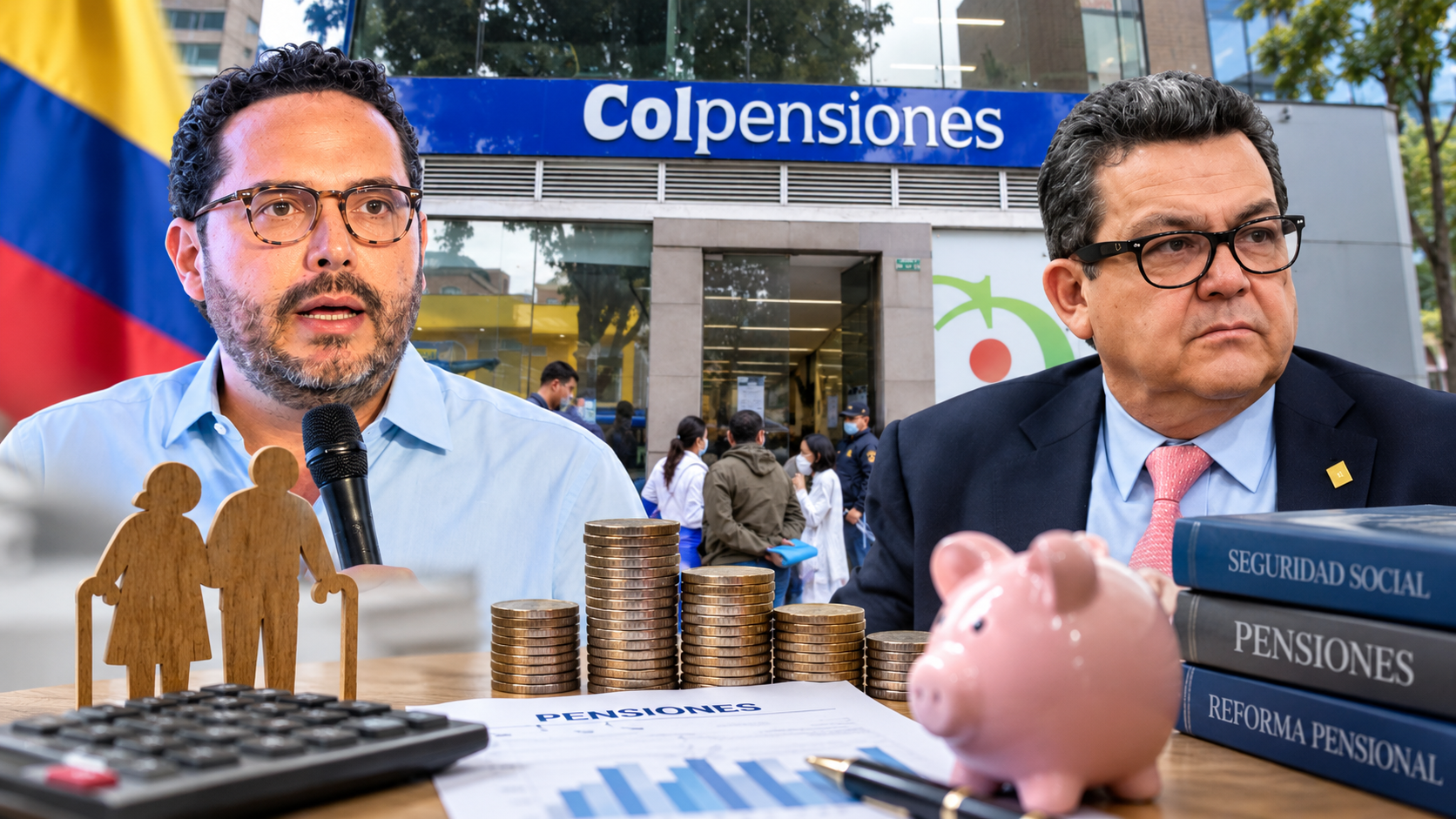 Colpensiones registra un faltante de $5,4 billones y Jaime Dussán y Andrés Velasco debatieron las causas y posibles fuentes de financiación.