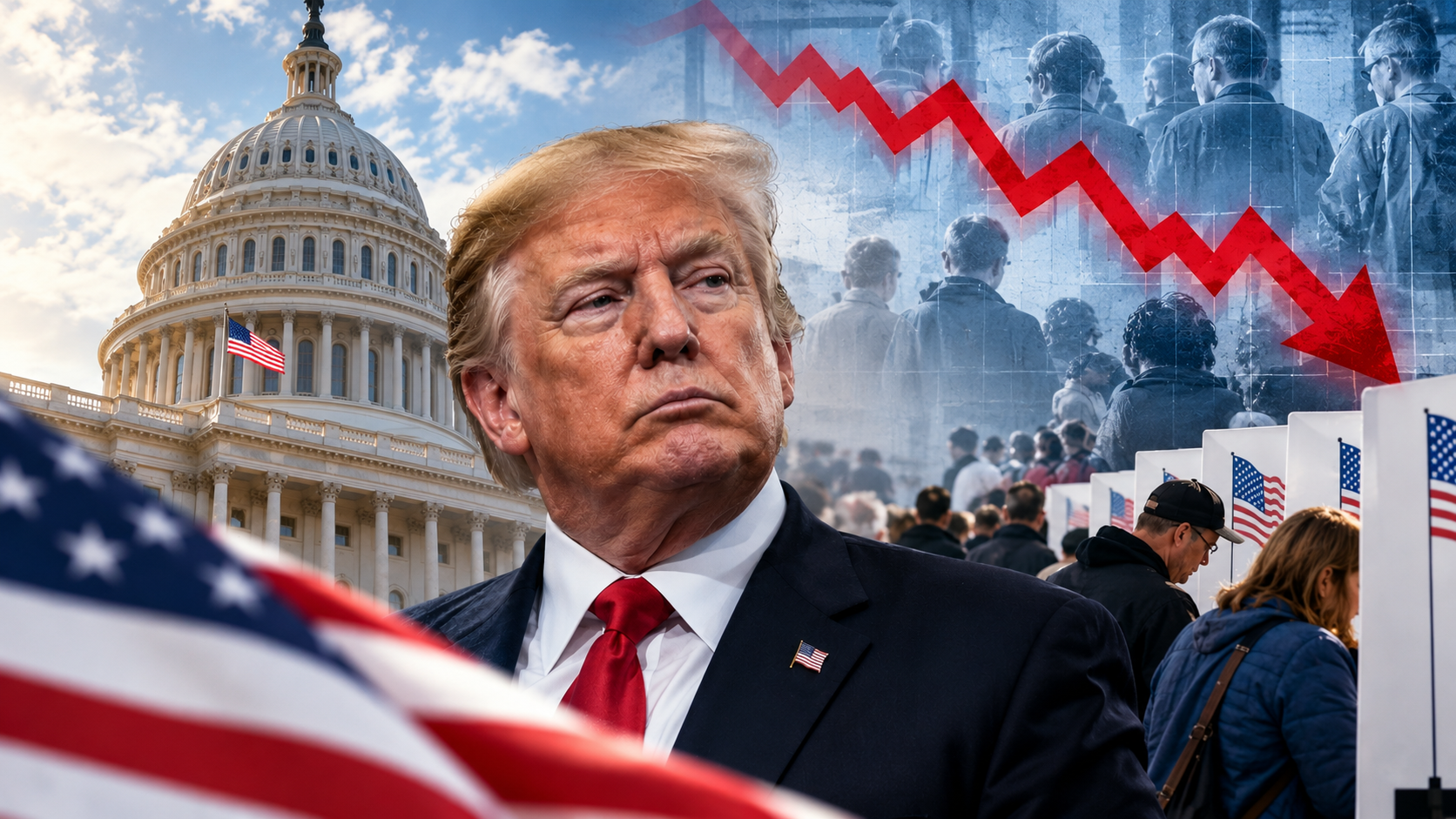 El presidente de Estados Unidos, Donald Trump, durante una actividad oficial en la Casa Blanca. La imagen ilustra el momento político que atraviesa el mandatario antes de las elecciones legislativas de noviembre.