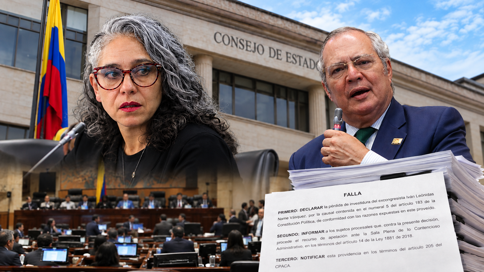 El fallo del Consejo de Estado sobre Iván Name menciona en 85 ocasiones a María José Pizarro por su participación en las sesiones del Senado durante el trámite de la reforma pensional.