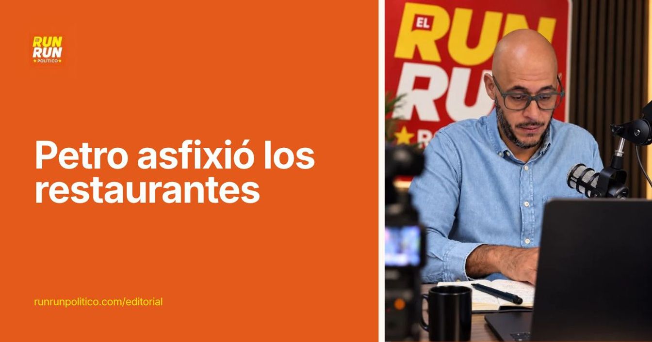 Petro asfixió los restaurantes