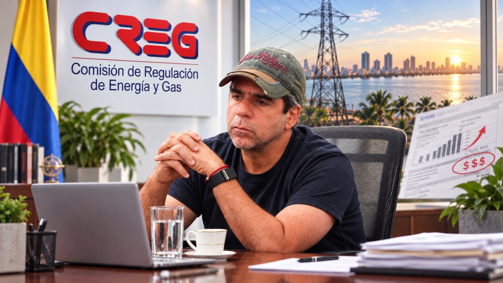 Rechazo del alcalde por cobros extras de energía.