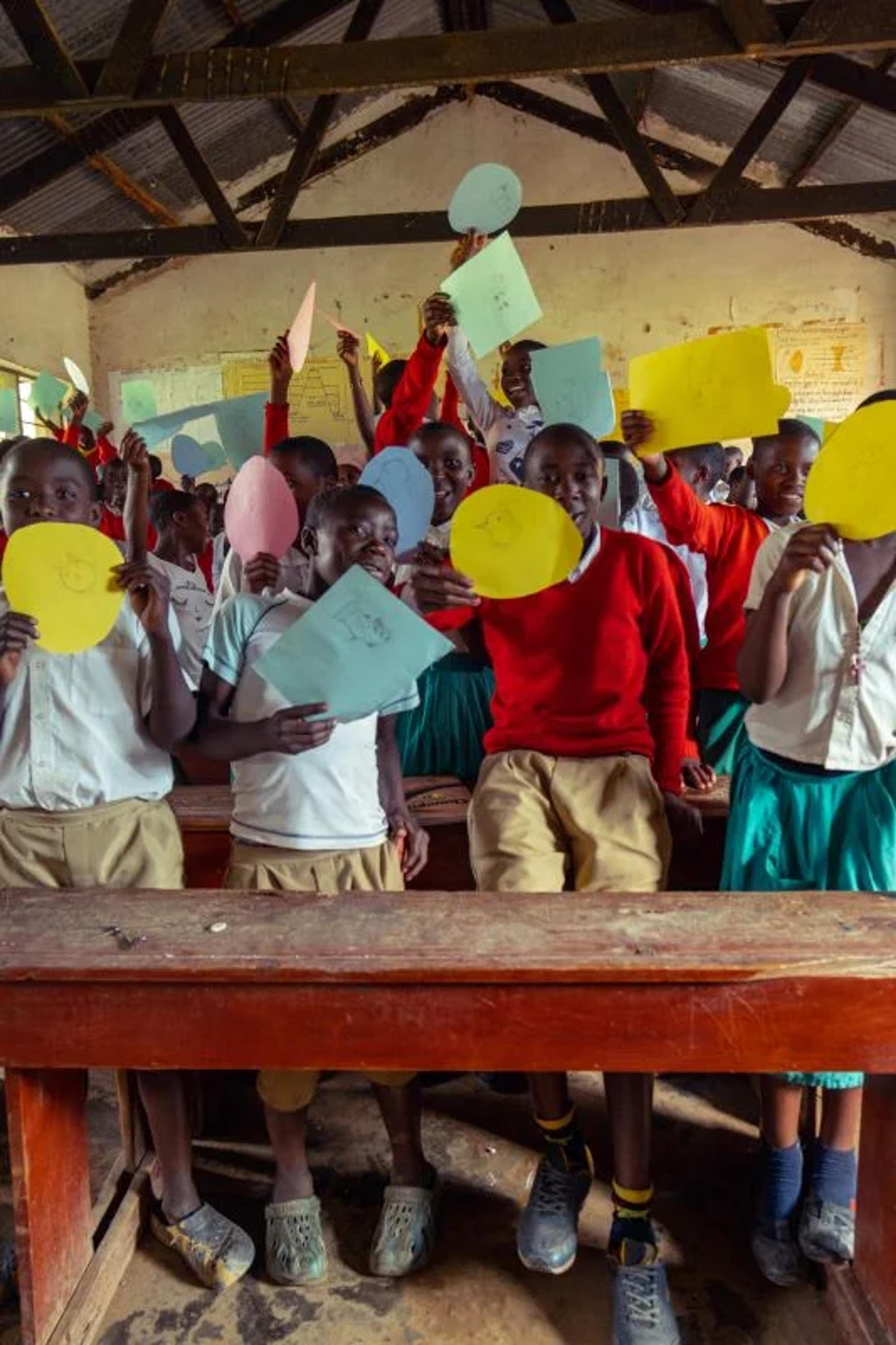 Students in C.A.R.E. Class, Kampala, Uganda