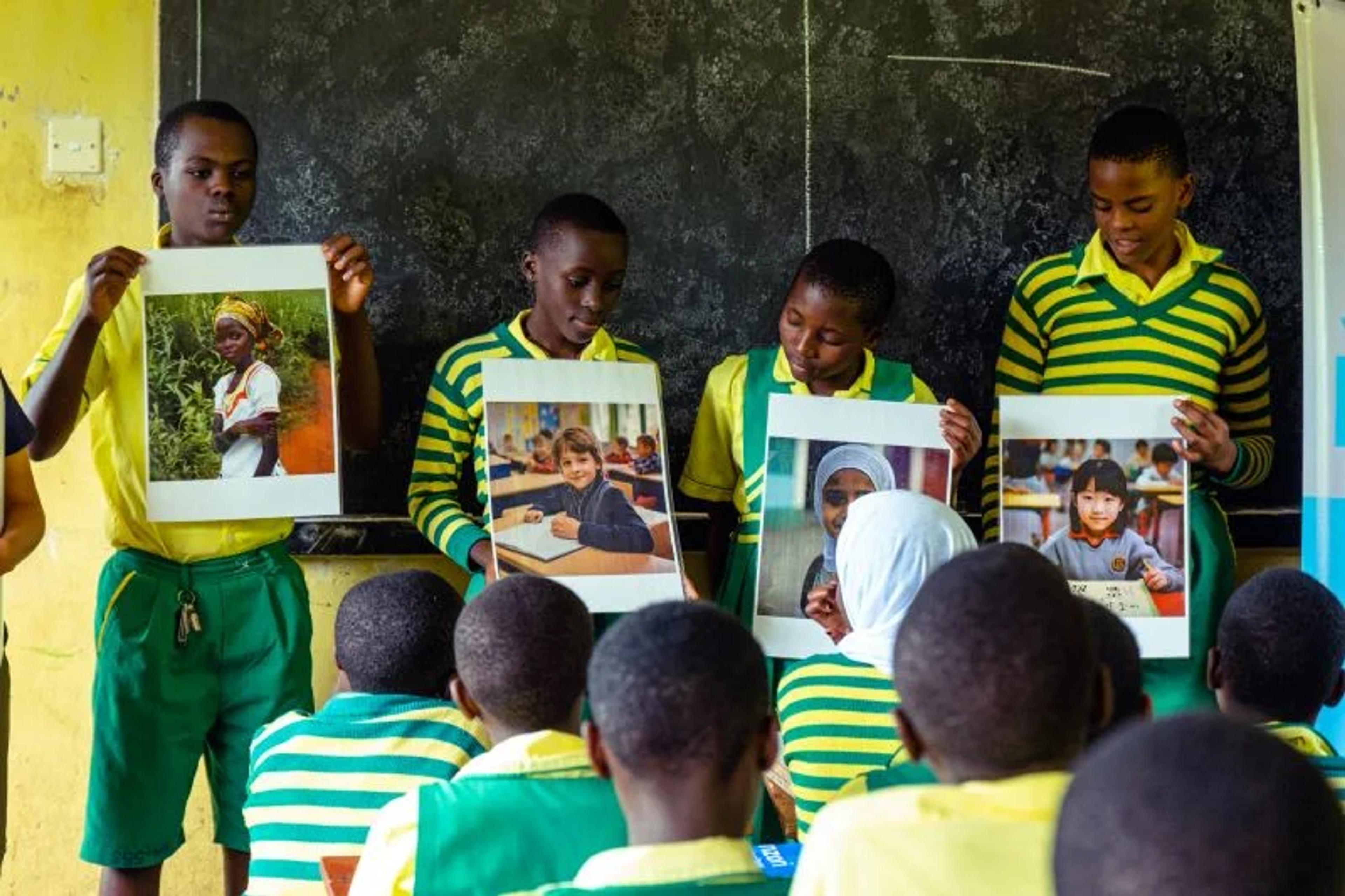 Children engaging in discussion during C.A.R.E. Curriculum 