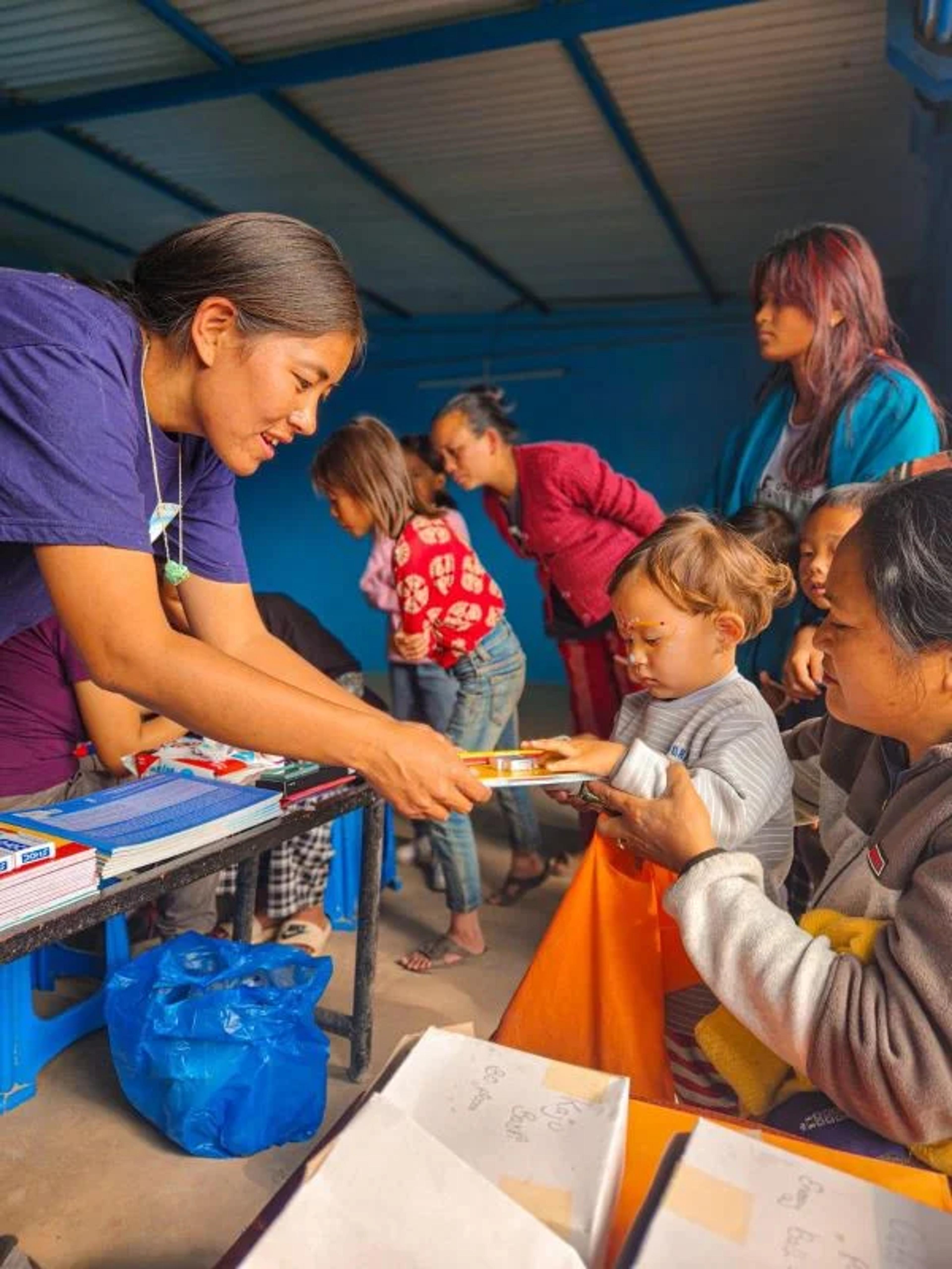 Kilamu at C.A.R.E. curriculum, community humane education, Nepal