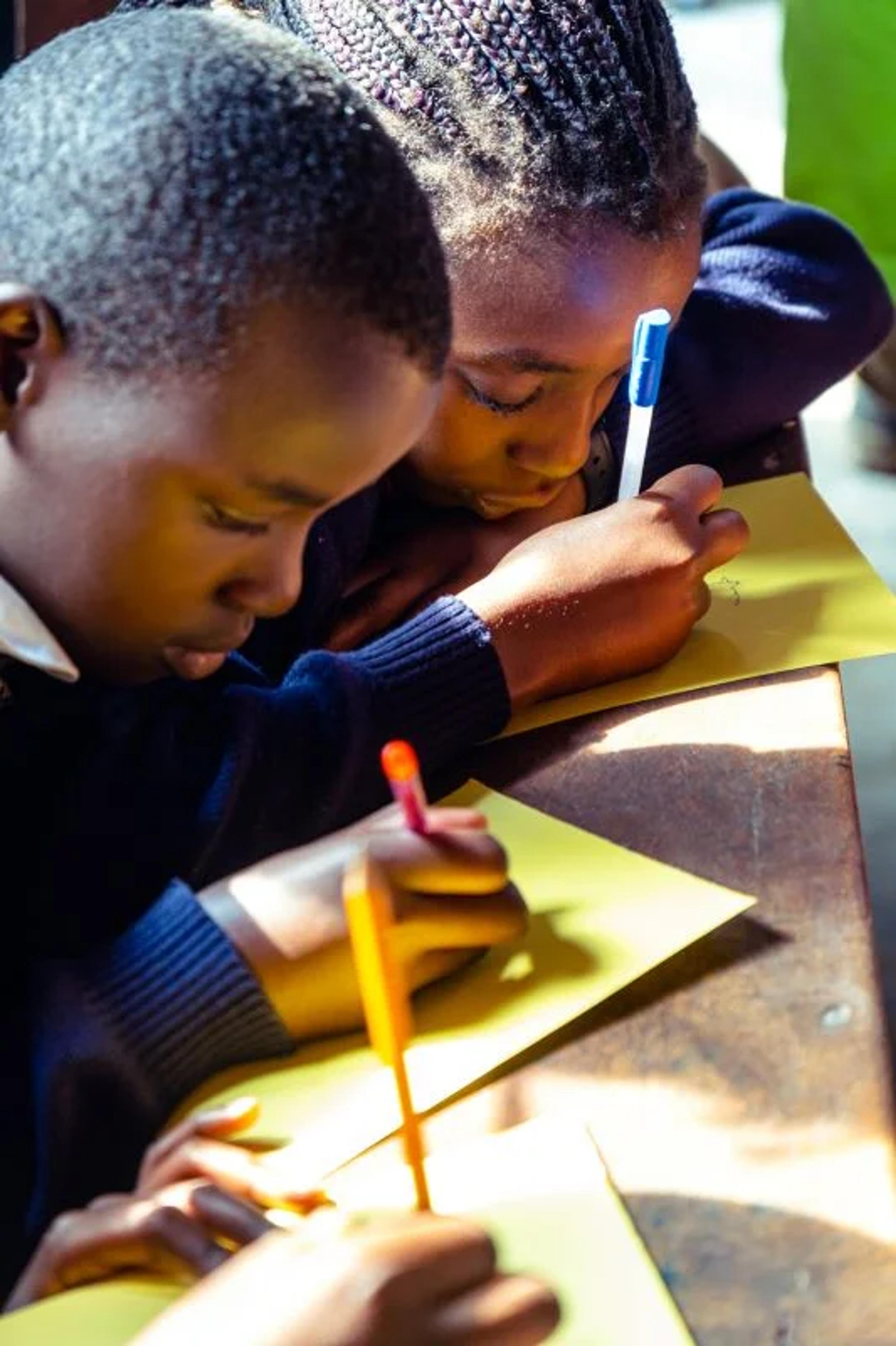 Students in C.A.R.E. Class, Kampala, Uganda