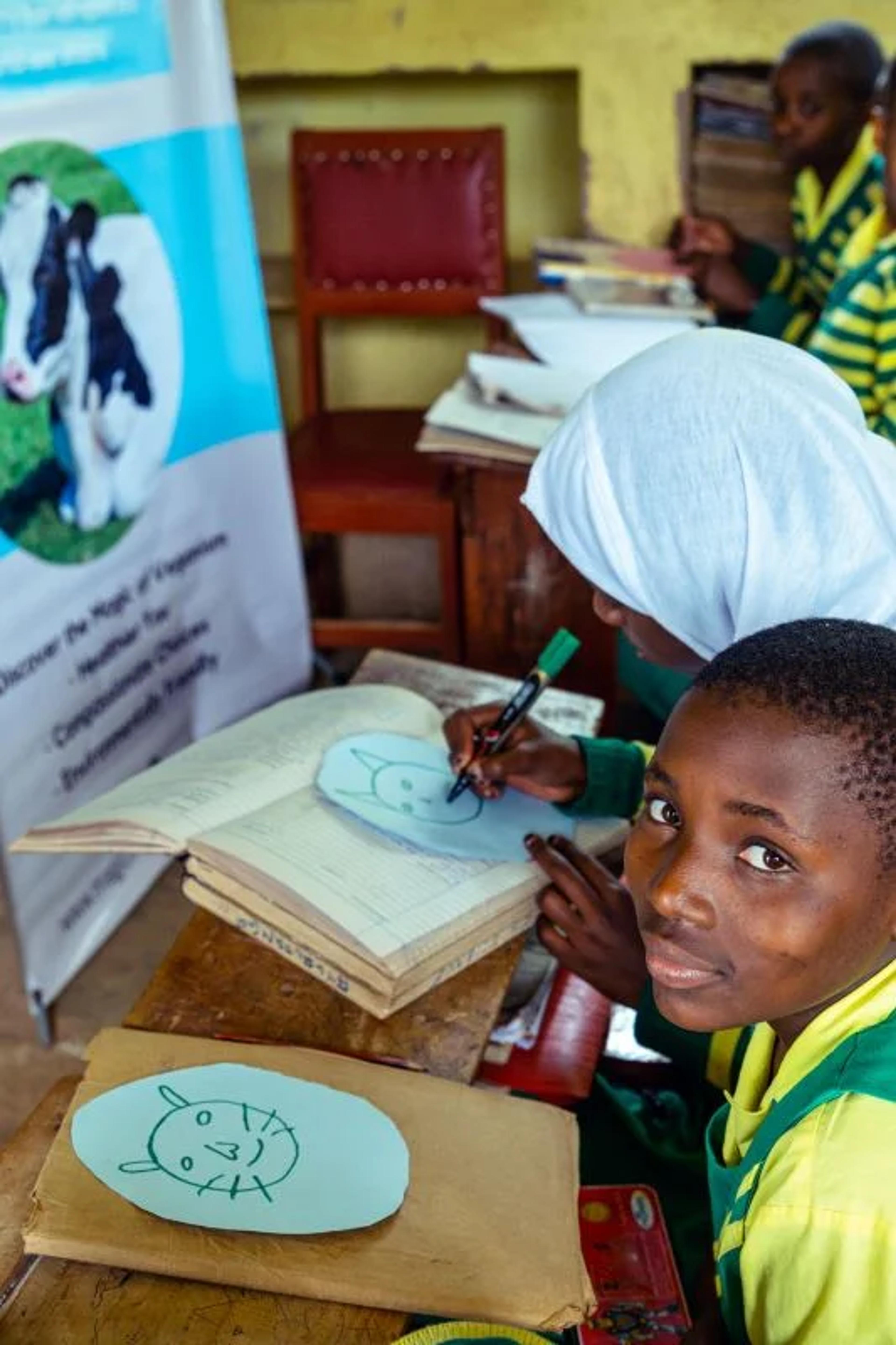 C.A.R.E. students in Kabale, Uganda