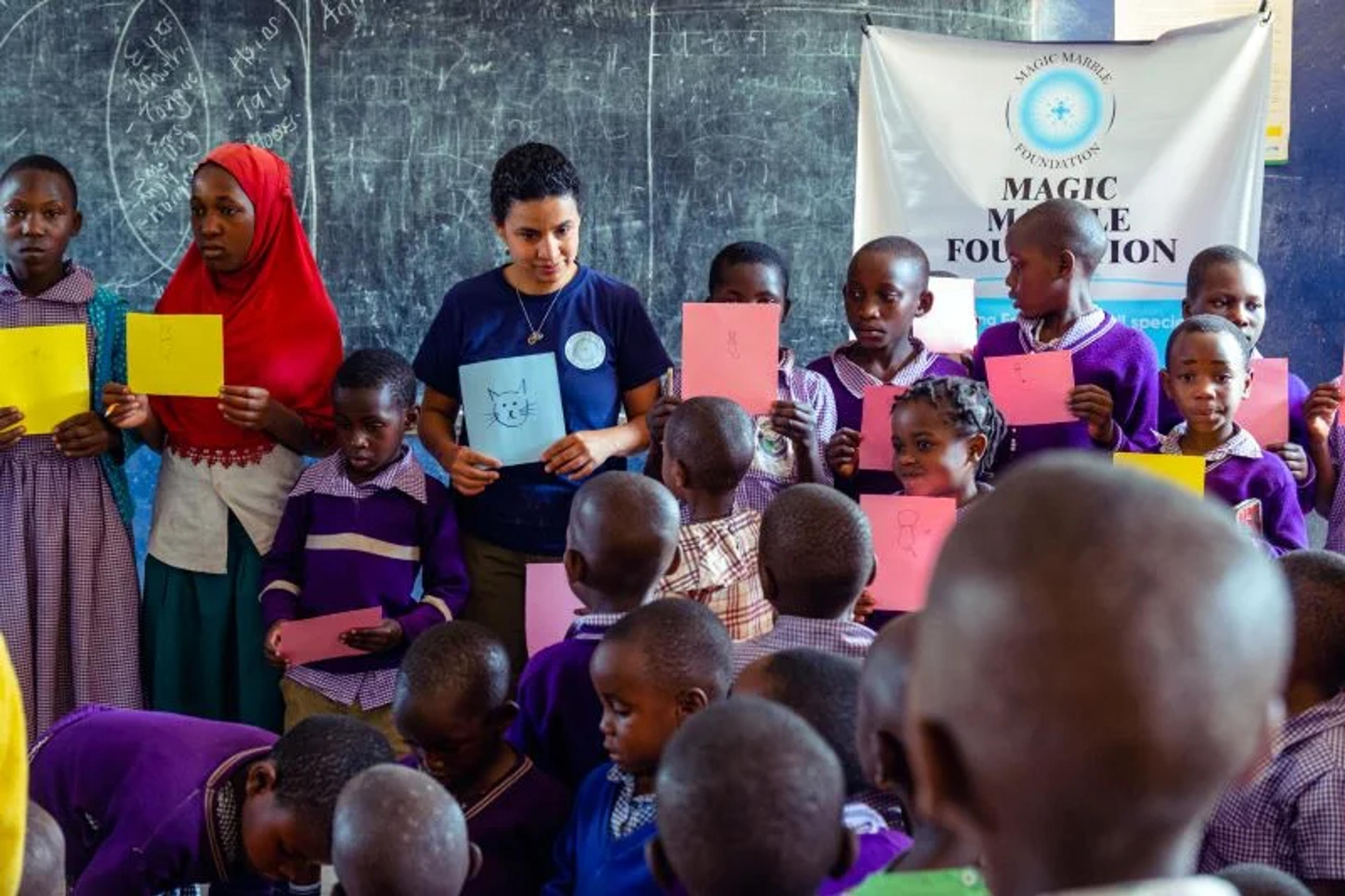 Empathy exercise, C.A.R.E. Class, Uganda.