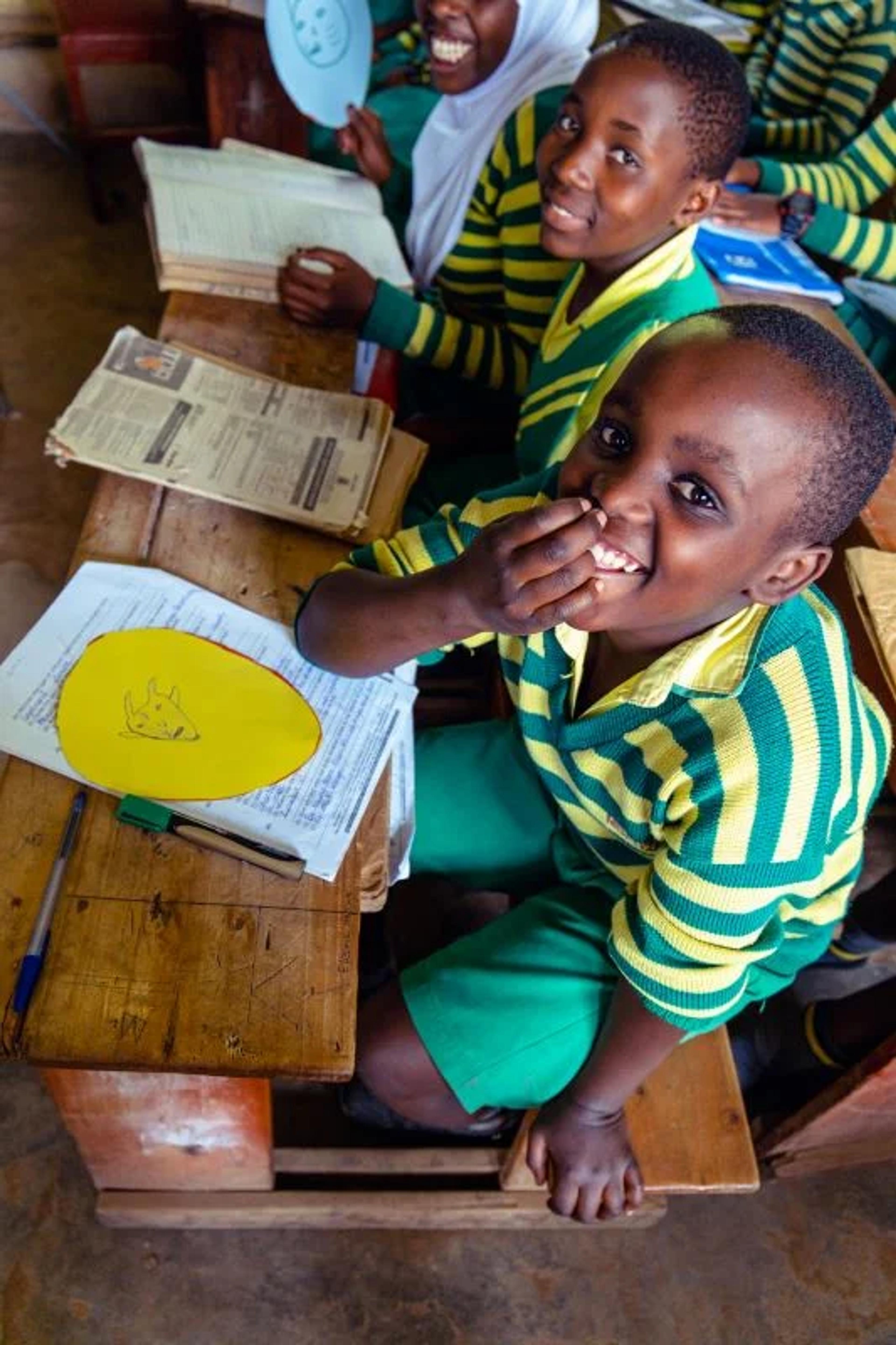 Kabale students learning about human and non-human rights
