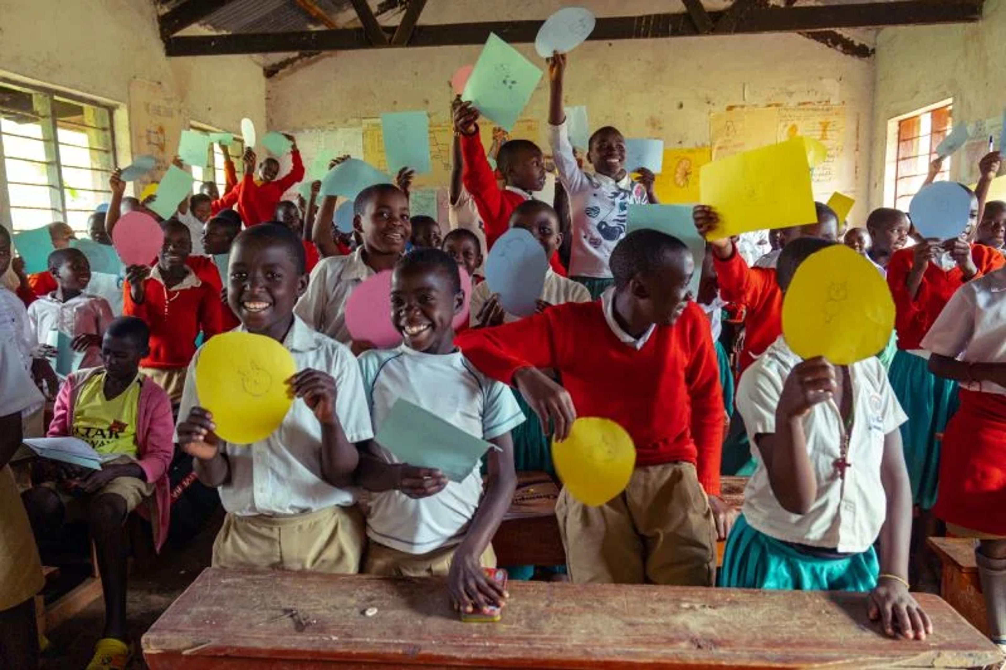 Students in C.A.R.E. Class, Kampala, Uganda