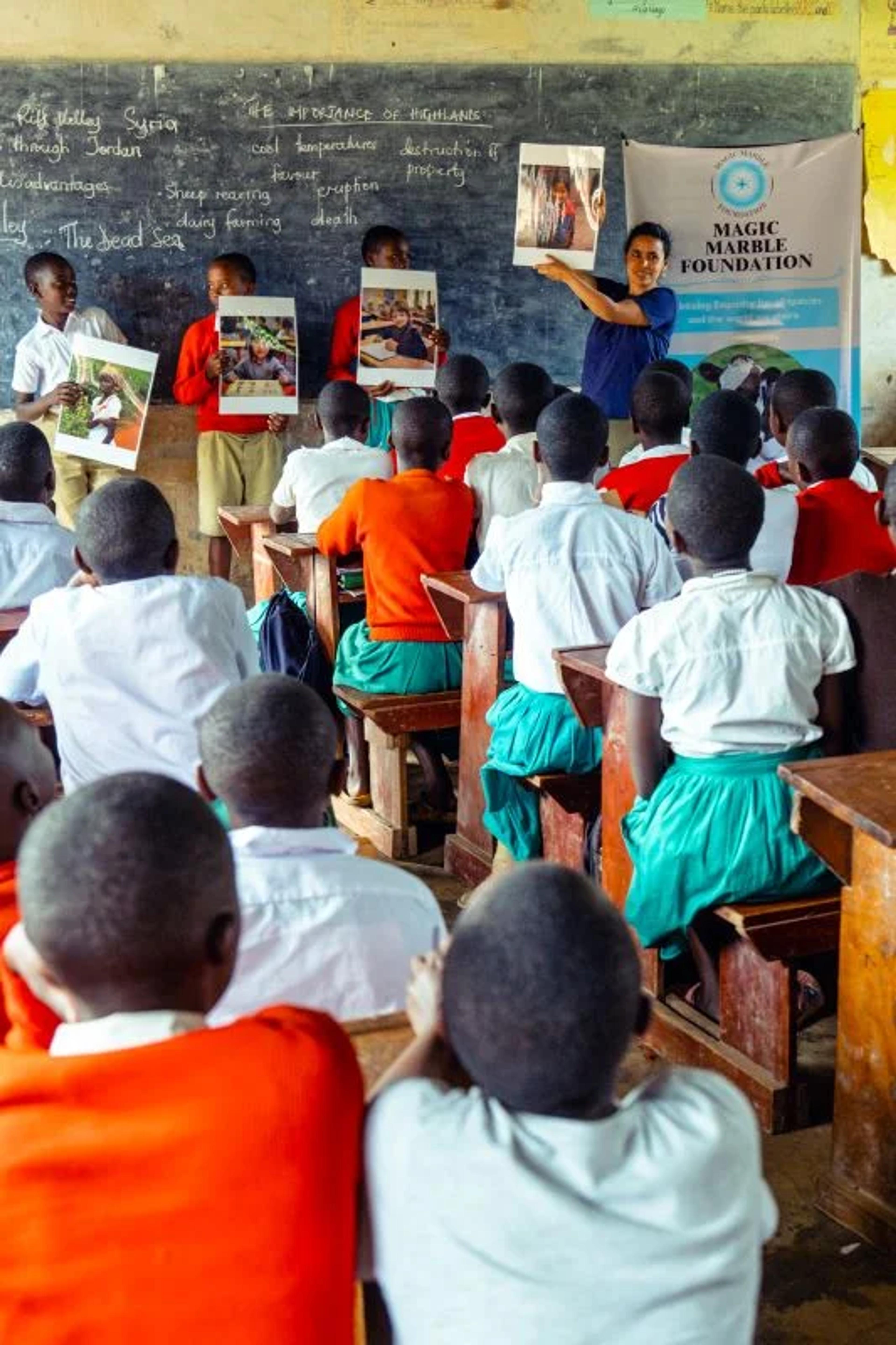 Children learning about equality, human and non-human rights in C.A.R.E. Class